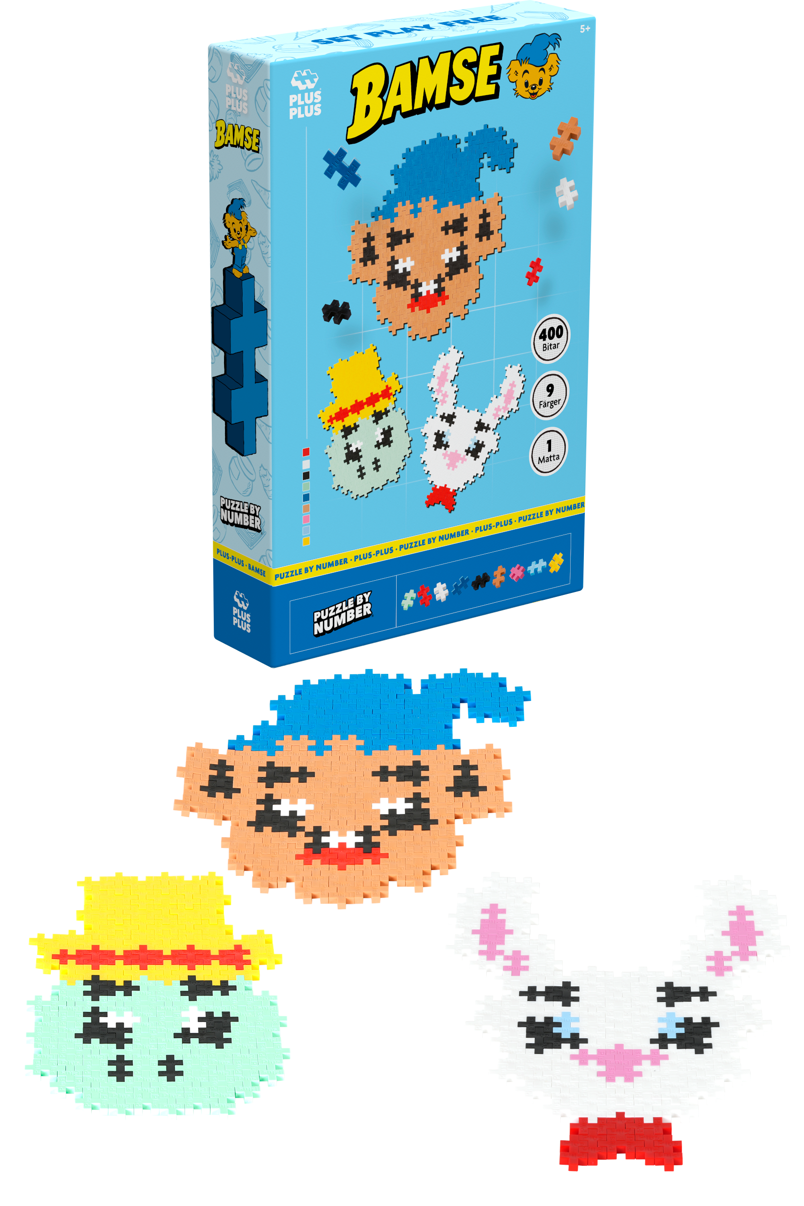 Bamse, Skalman & Lille Skutt - 400 stk